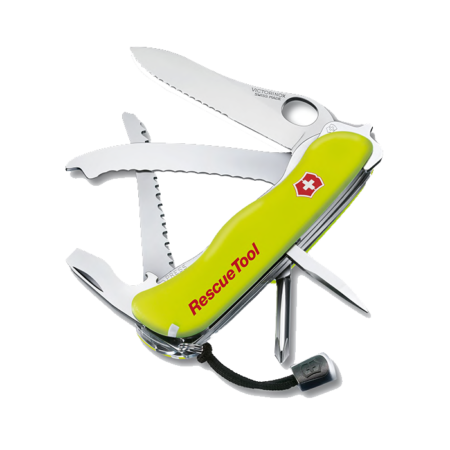 coltello svizzero Victorinox Rescue Tool giallo